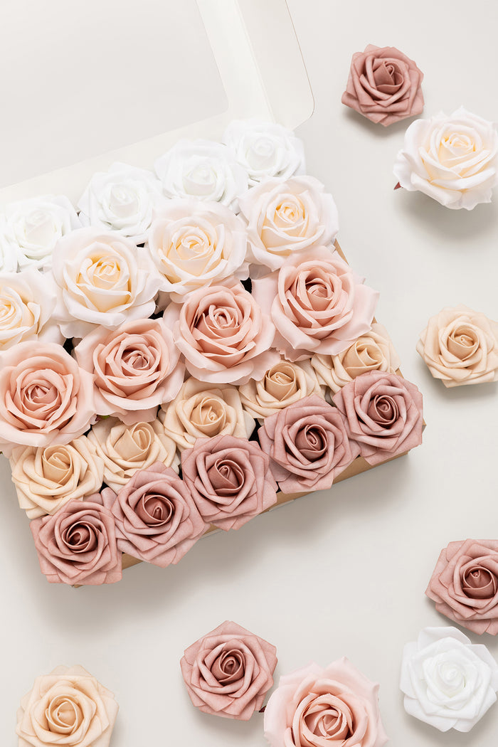 DIY Supporting Flower Boxes in Dusty Rose & Cream - Image 10