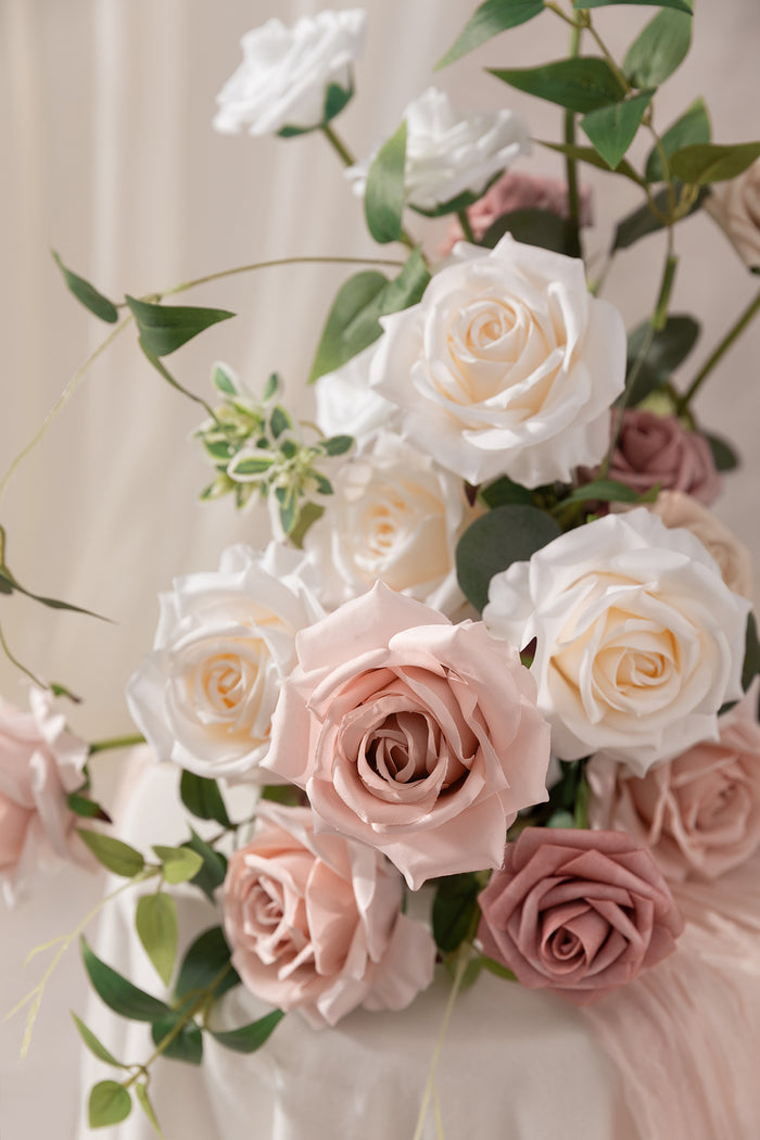 DIY Supporting Flower Boxes in Dusky Rose & Silver - Image 3