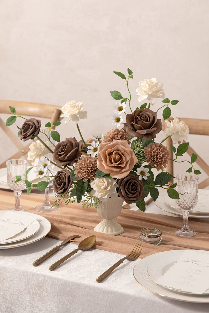 DIY Supporting Flower Boxes in Earth Brown & Cream - Image 2
