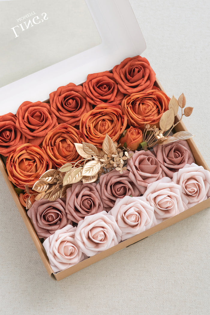 DIY Designer Flower Boxes in White & Sage?Flash Sale