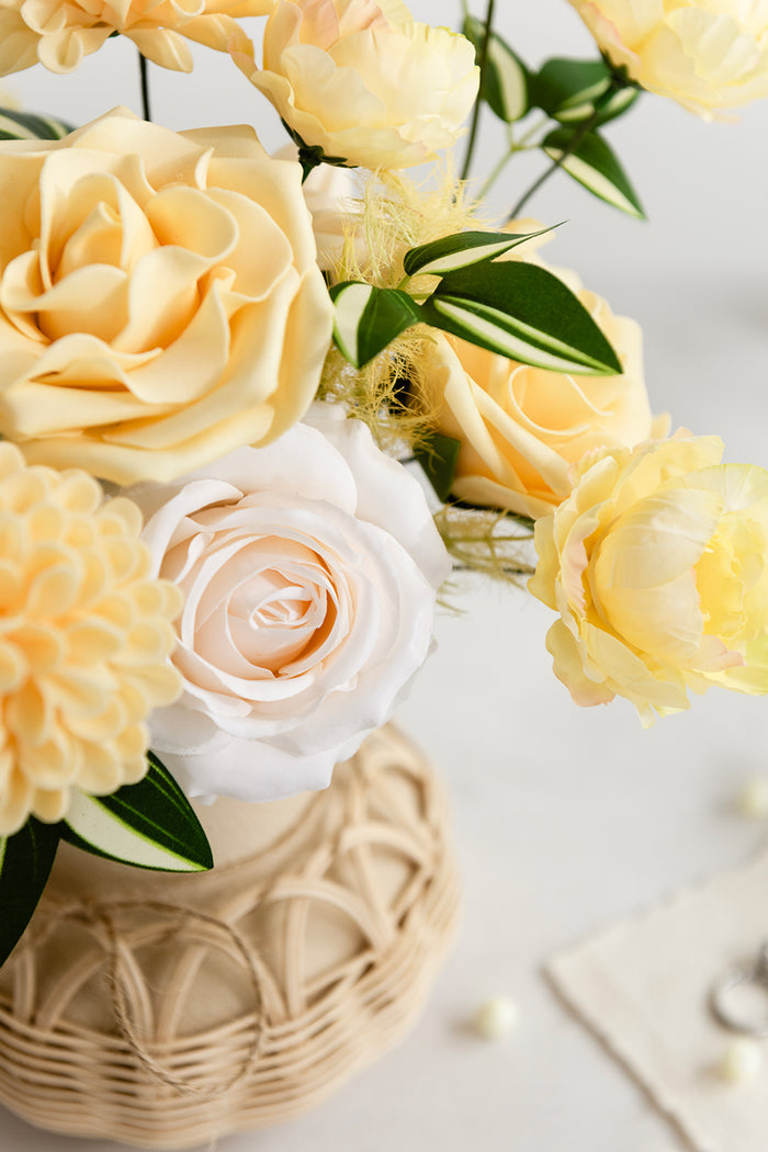 French Yellow Designer Flower Boxes - Image 9
