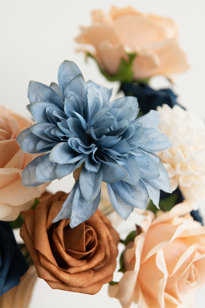 DIY Supporting Flower Boxes in Orange & Denim Blue - Image 3