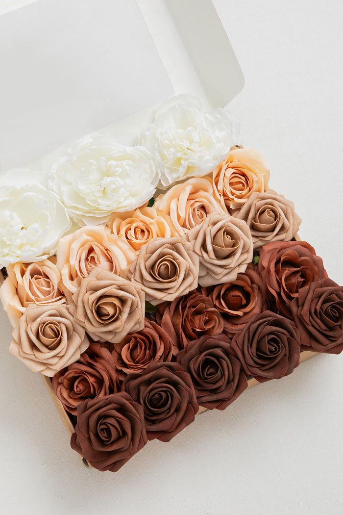 Supporting Flower Boxes in Terracotta