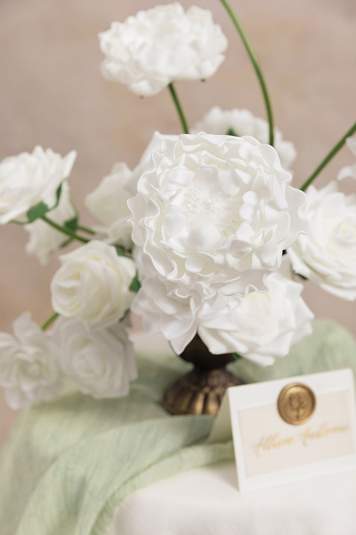 DIY Supporting Flower Boxes in White & Sage - Image 3