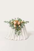 Sweetheart Table Floral Swags in Sunny Peach & Apricot