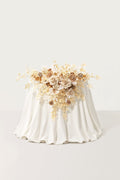 Sweetheart Table Floral Swags in Tawny Beige & Sand Beige