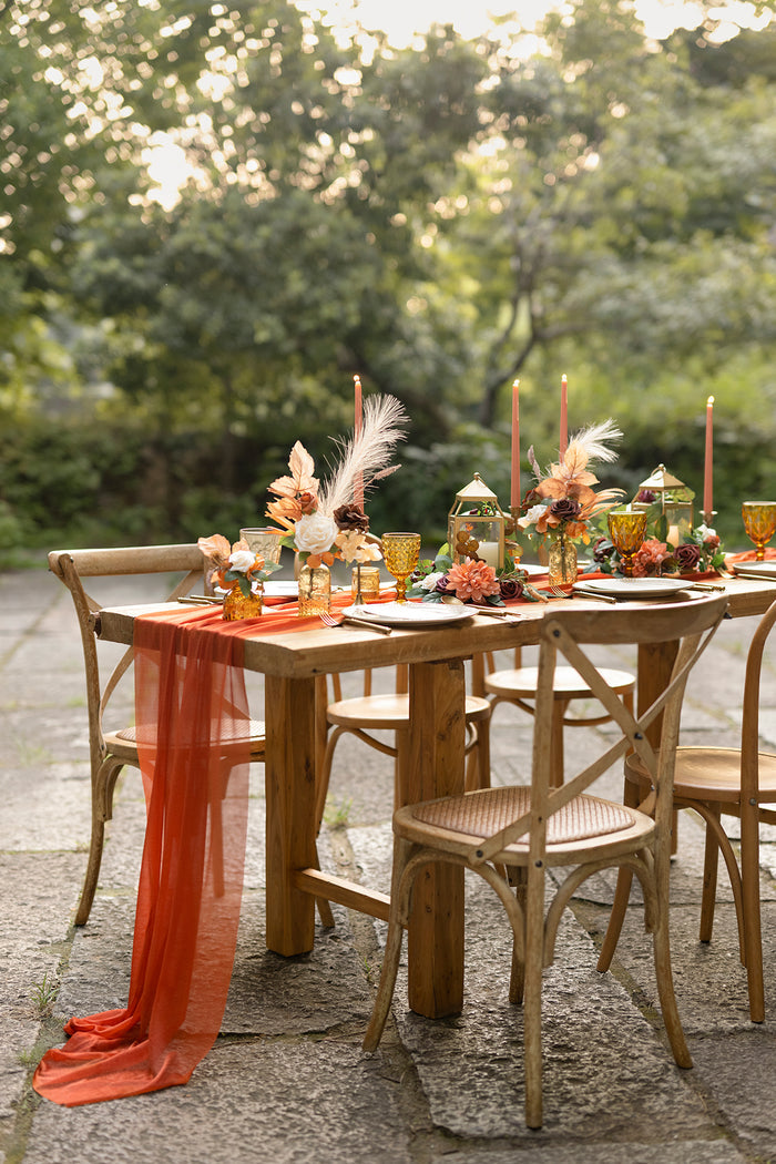 Table linens in Sunset Terracotta - Image 3