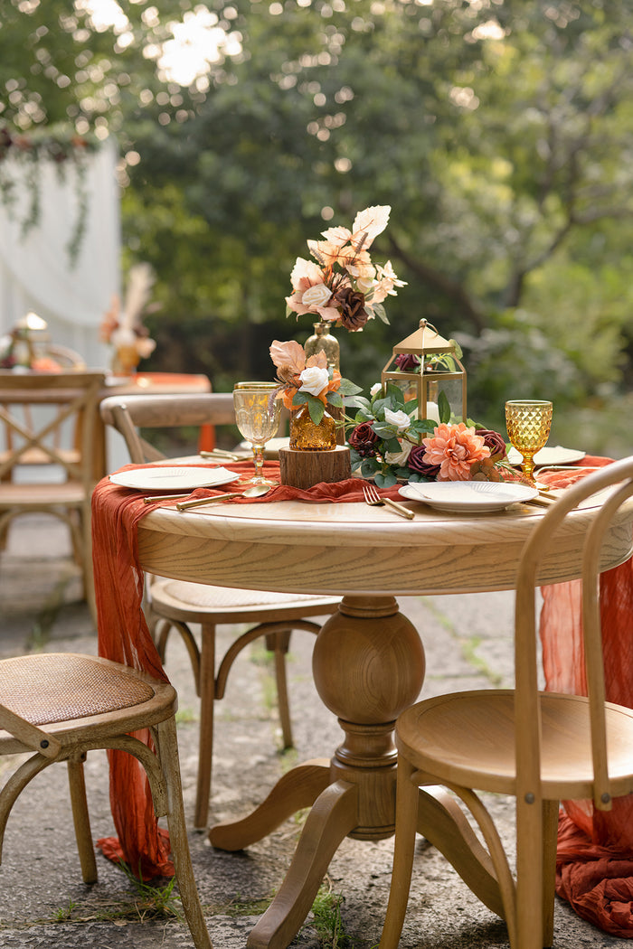 Table linens in Sunset Terracotta - Image 8