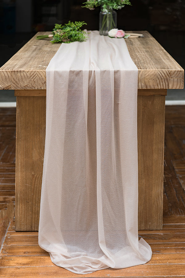 Table Linens in Blush & Cream - Image 4