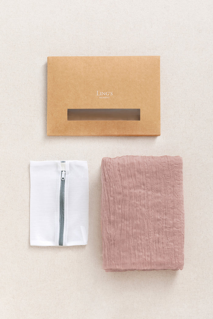 Table Linens in Dusty Rose & Mauve - Image 3