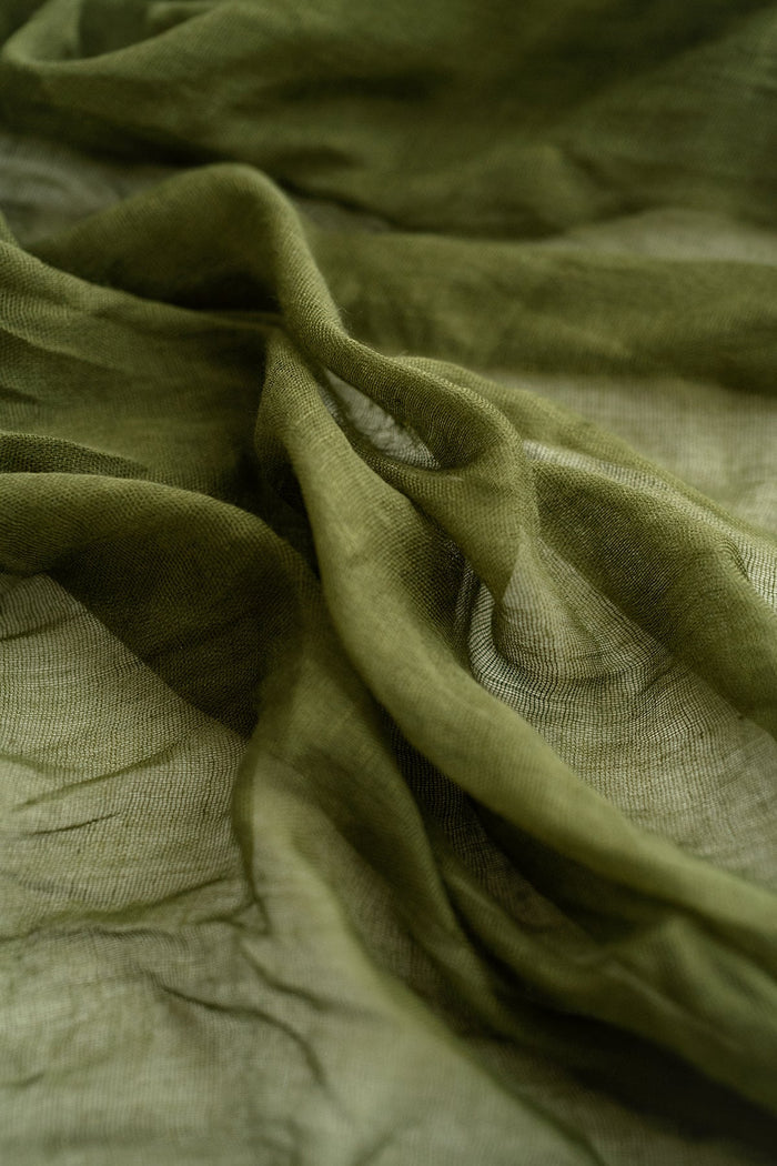 Table linens in White & Sage - Image 2