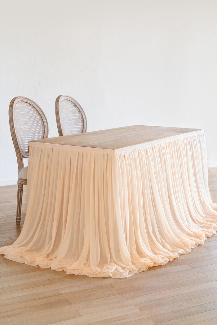 Table Skirt for Head Table/Sweetheart Table - Image 8
