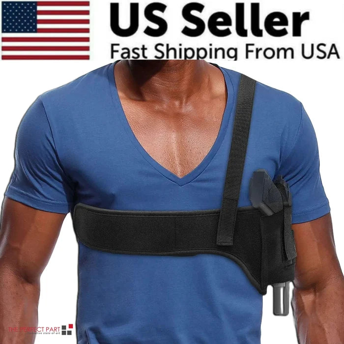 Tactical Concealed Carry Shoulder Waist Pistol Hand Gun Holder Holster Pouch US Mimarta