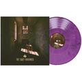 The Early November Lavender Eco Mix Vinyl features a purple marbled design, cover art of a sunlit empty room with peeling walls and wheelchair, the band’s name above a leaf. Available now for album presale.