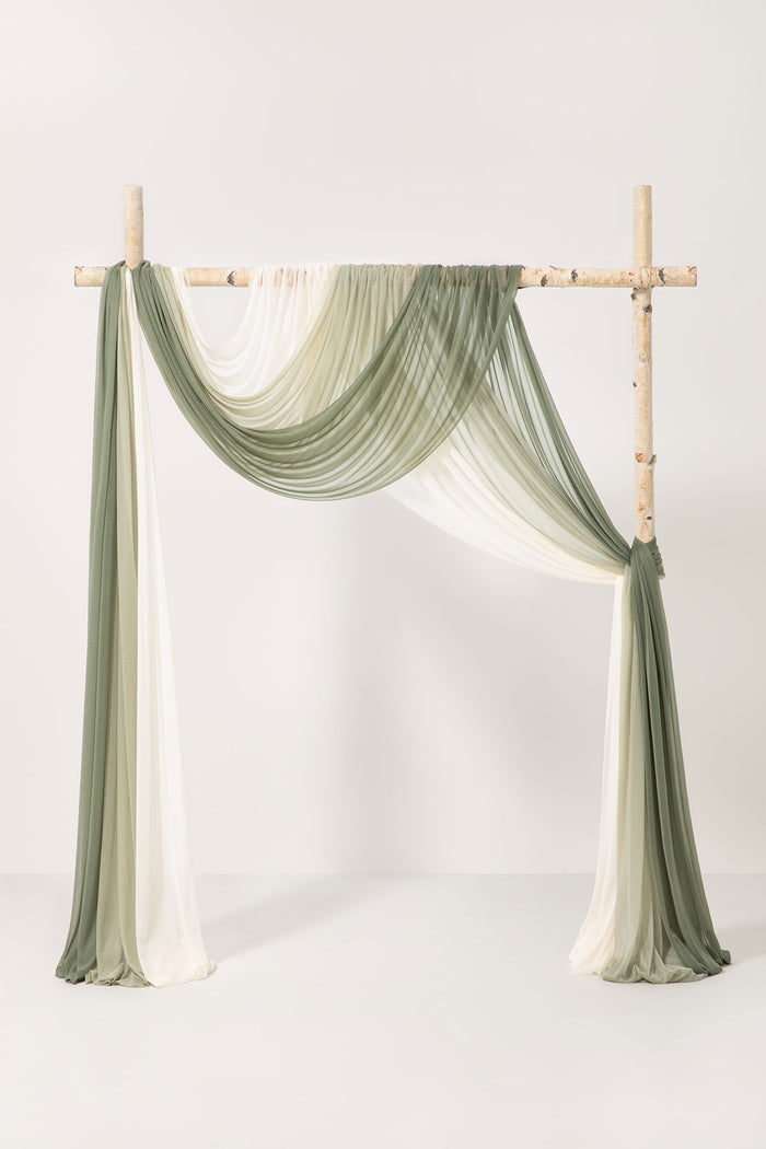 Easy Hanging Sheer Arch Draping (Set of 3) - Image 10