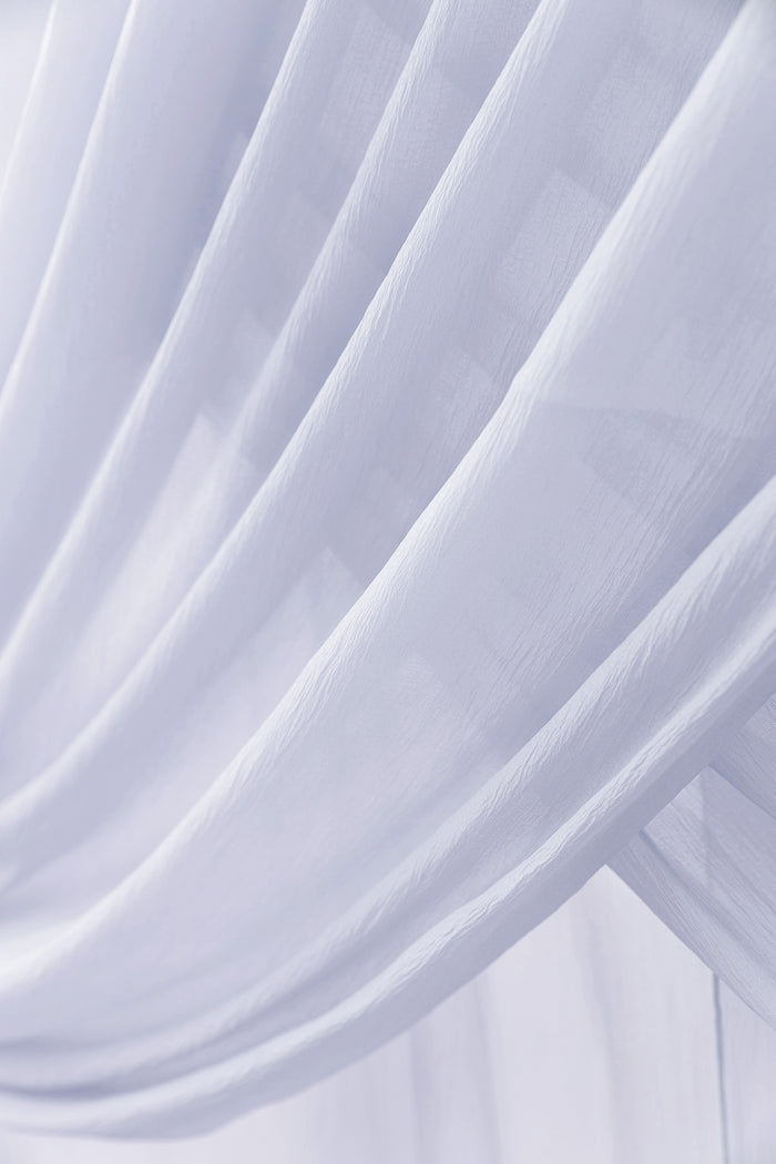 Wedding Backdrop Curtains in Dusty Blue - Image 4