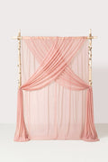 Wedding Backdrop Curtains in Red Clay