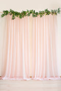 Wedding Backdrops Curtains in Basic Pocket - Blush