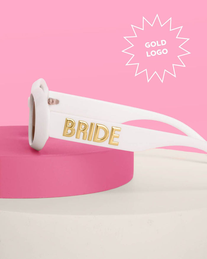 White Bride Sunnies - Bachelorette Accessory