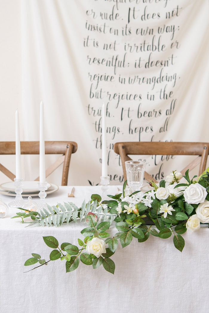 White & Green Wedding Flowers & Greenery - Image 3