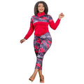 Winter Camouflage Print Knit Fashion Women's Set Mimarta