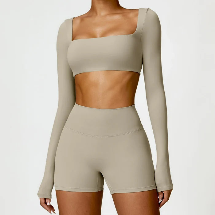 Winter Nude Feel Tight Yoga Suit Rieworkes