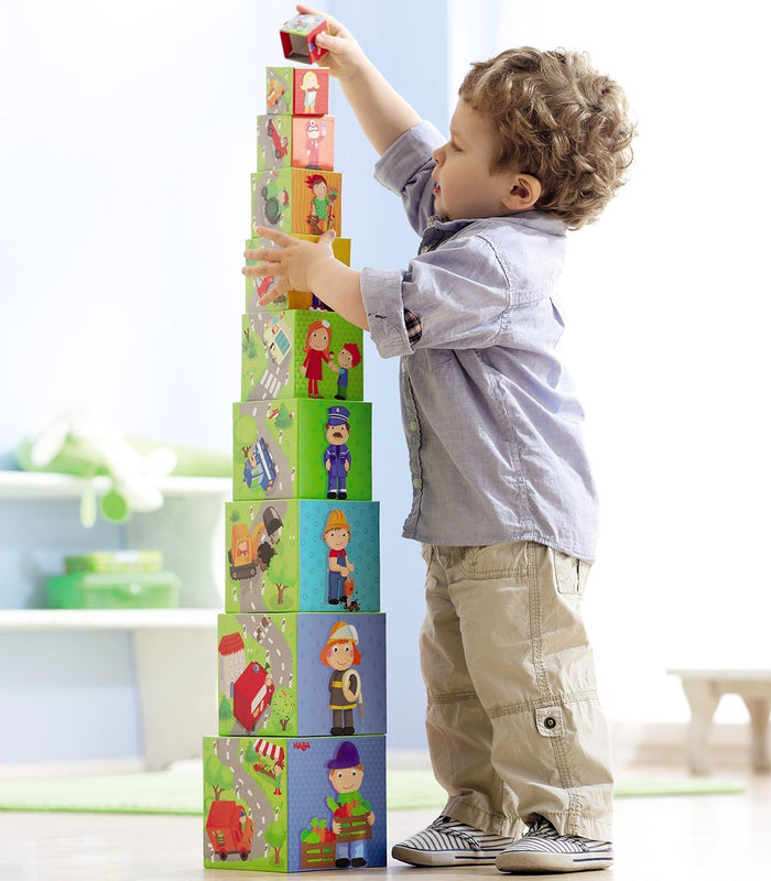Zippy Cars Stacking Cubes